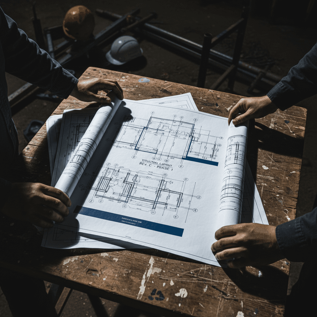 Infrastructure blueprints and technical planning documents